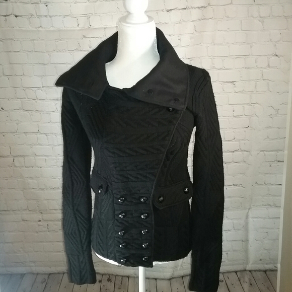 Nicholas K Sweaters - Nicholas K Women's Black Architectural Sweater